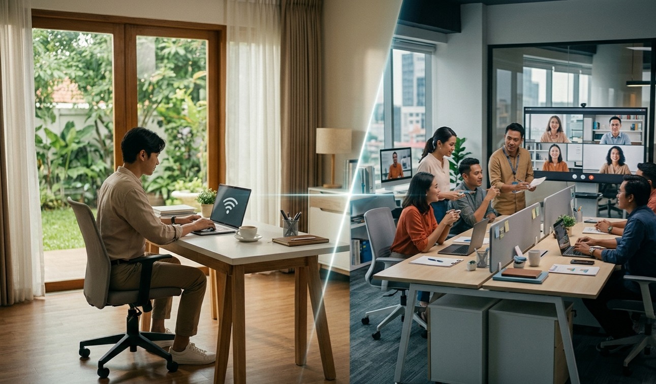 Pengantar Perilaku Organisasi: Dampak Work From Home (Wfh) Dan Hybrid Work Dalam Perilaku Organisasi)